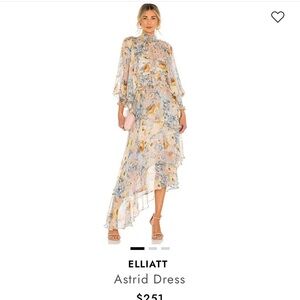 Elliatt Floral Long Sleeve Dress - Multicolor